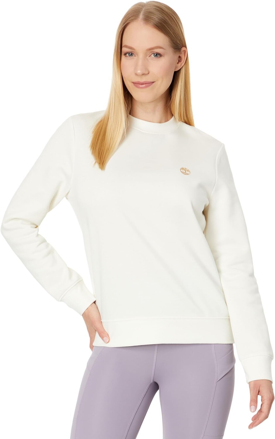 

Толстовка Timberland Brushed Back Crew, цвет Vintage White