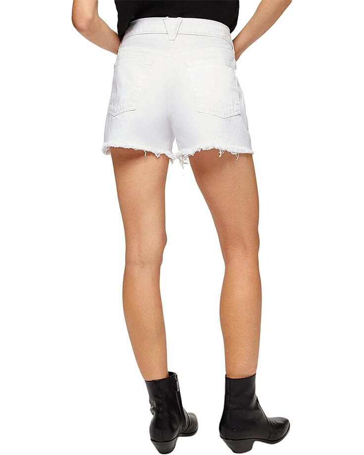 Шорты 7 For All Mankind Monroe Cutoffs Shorts in Clean White Rigid, цвет Clean White Rigid шорты 7 for all mankind monroe cutoffs shorts in tie dye pink