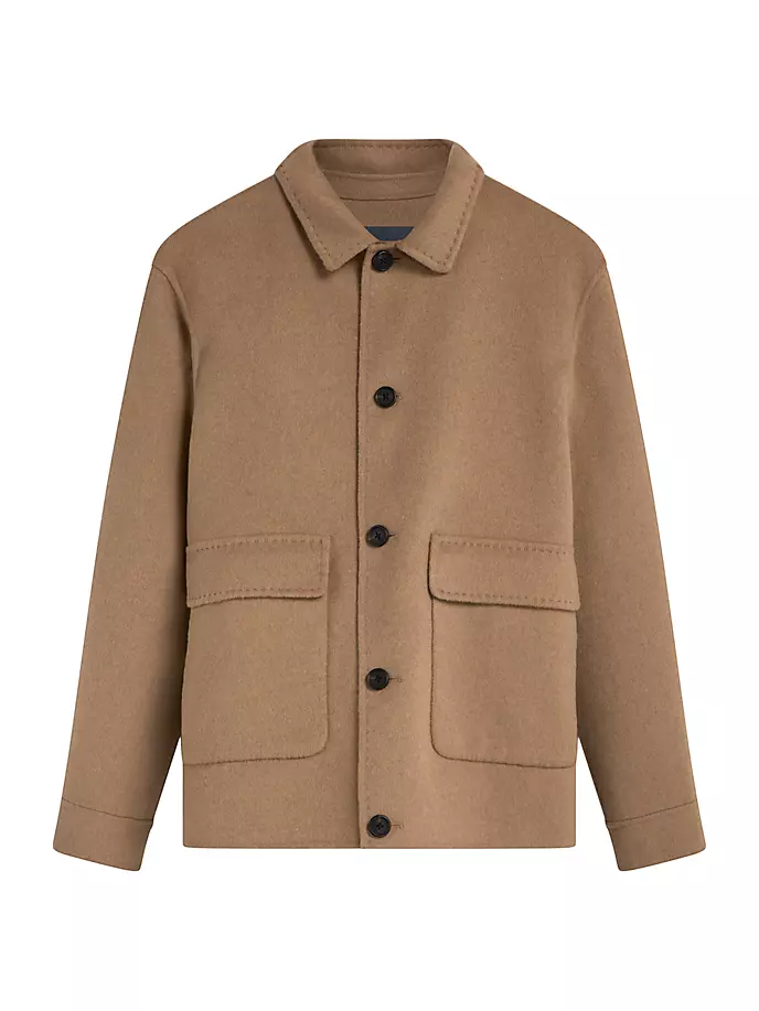 

Куртка из смесовой шерсти с рисунком-стежкой Bugatchi, цвет camel