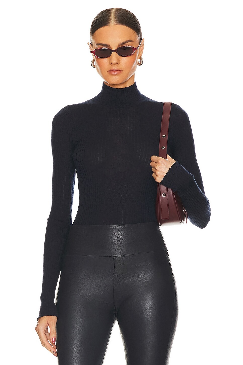 

Топ SPRWMN Mock Neck, цвет Inkwell