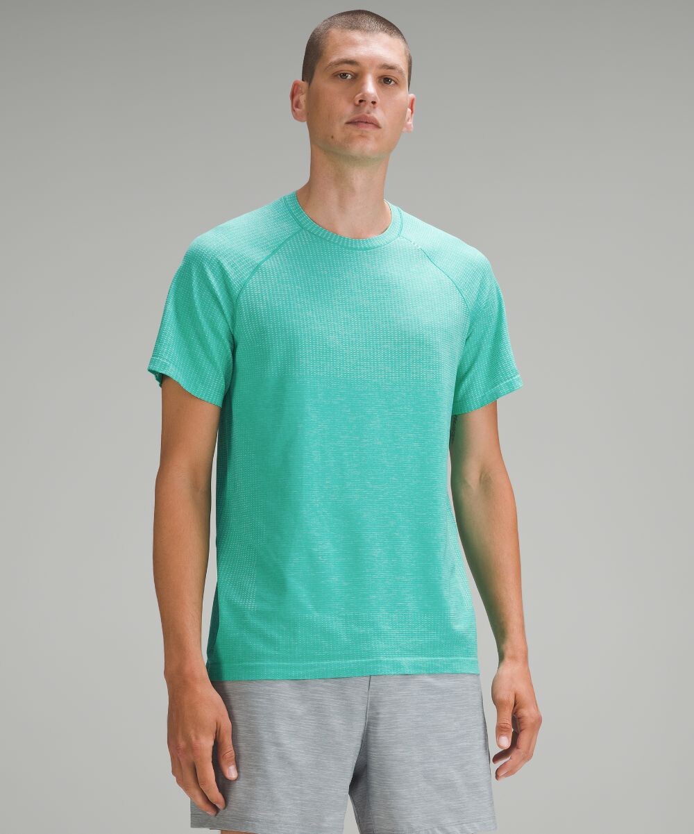 

Рубашка с короткими рукавами Metal Vent Tech Lululemon, зеленый