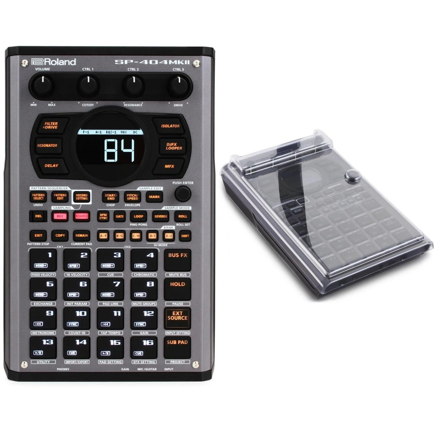 

Сэмплер линейных волн Roland SP-404MKII с крышкой Decksaver