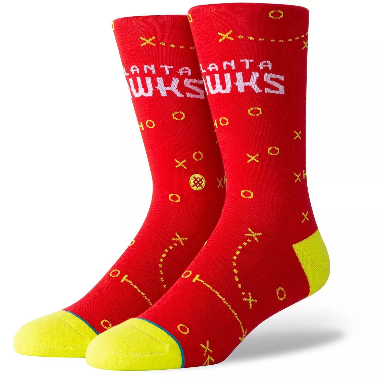 

Мужские носки с логотипом Stance Atlanta Hawks Playbook