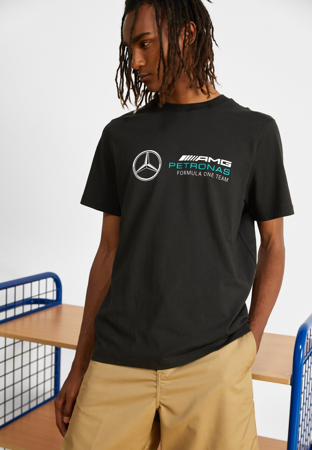 

Футболка с принтом MAPF1 ESS LOGO TEE Puma, черный