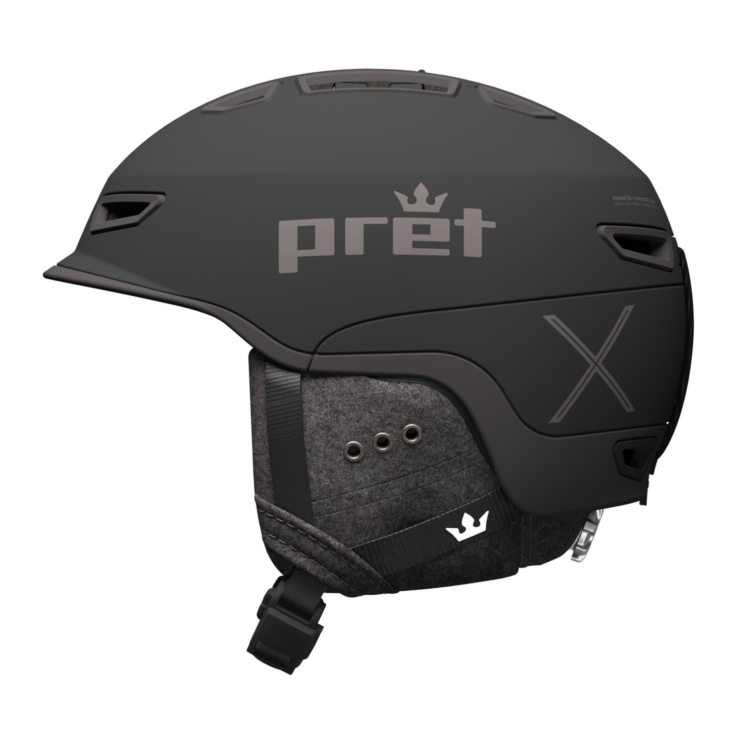 

Снежный шлем Fury X Mips Pret, черный