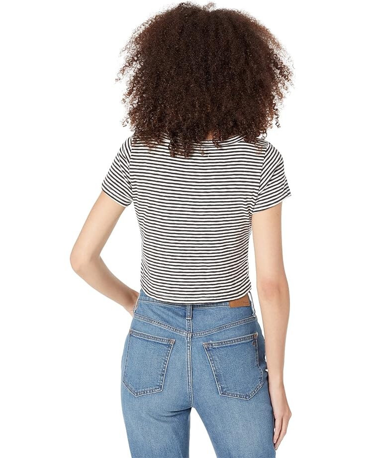 

Футболка Madewell Westville Crop Tee, цвет Deep Coal
