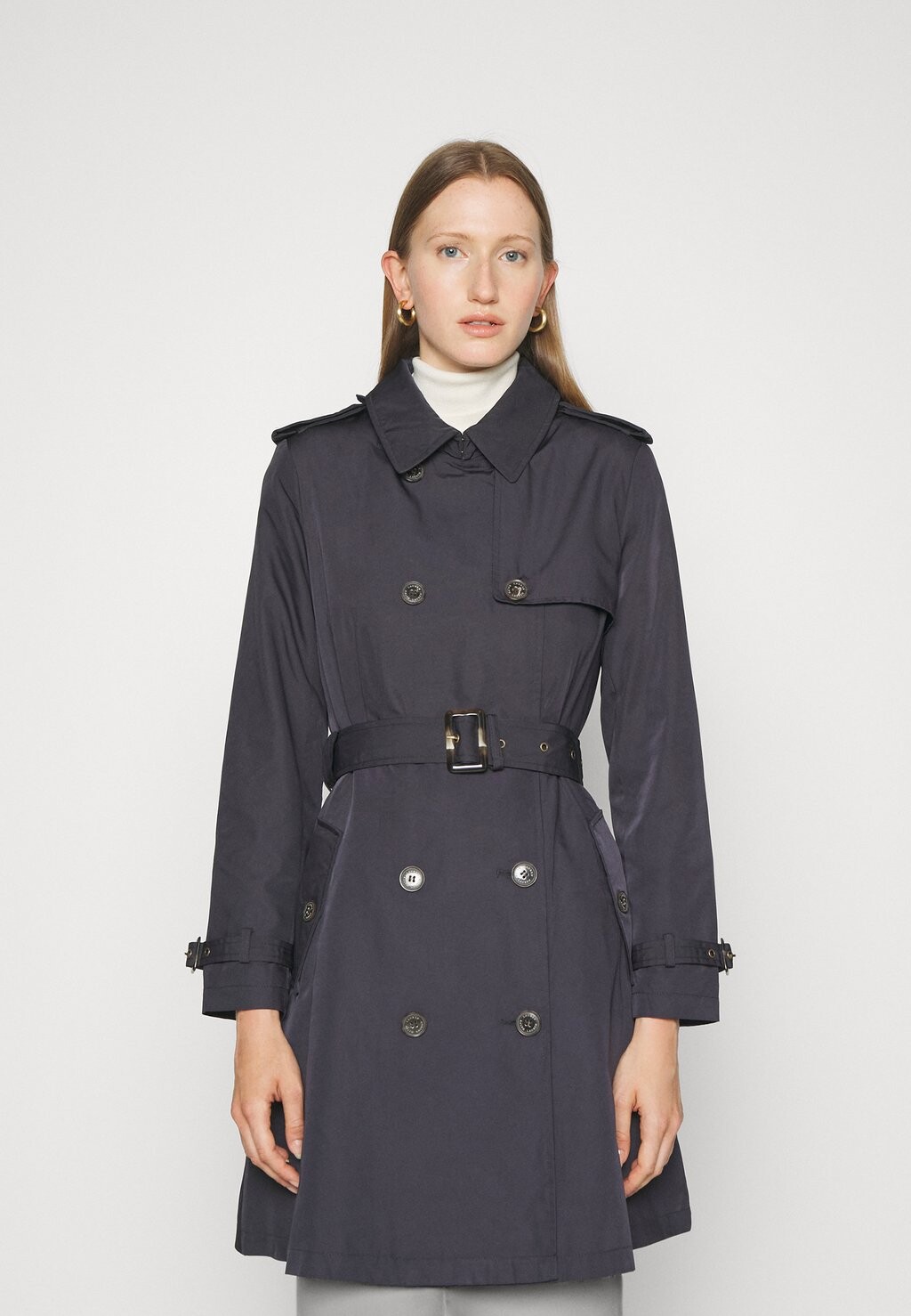 

Тренч Lauren Ralph Lauren, темно-синий