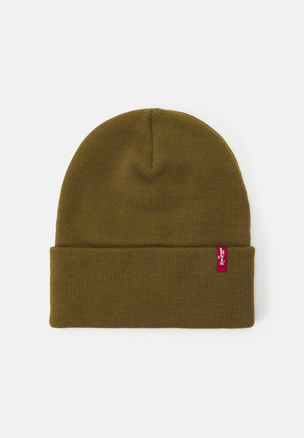 

Шапка SLOUCHY RED TAB BEANIE UNISEX Levi's, темно-армейский зеленый