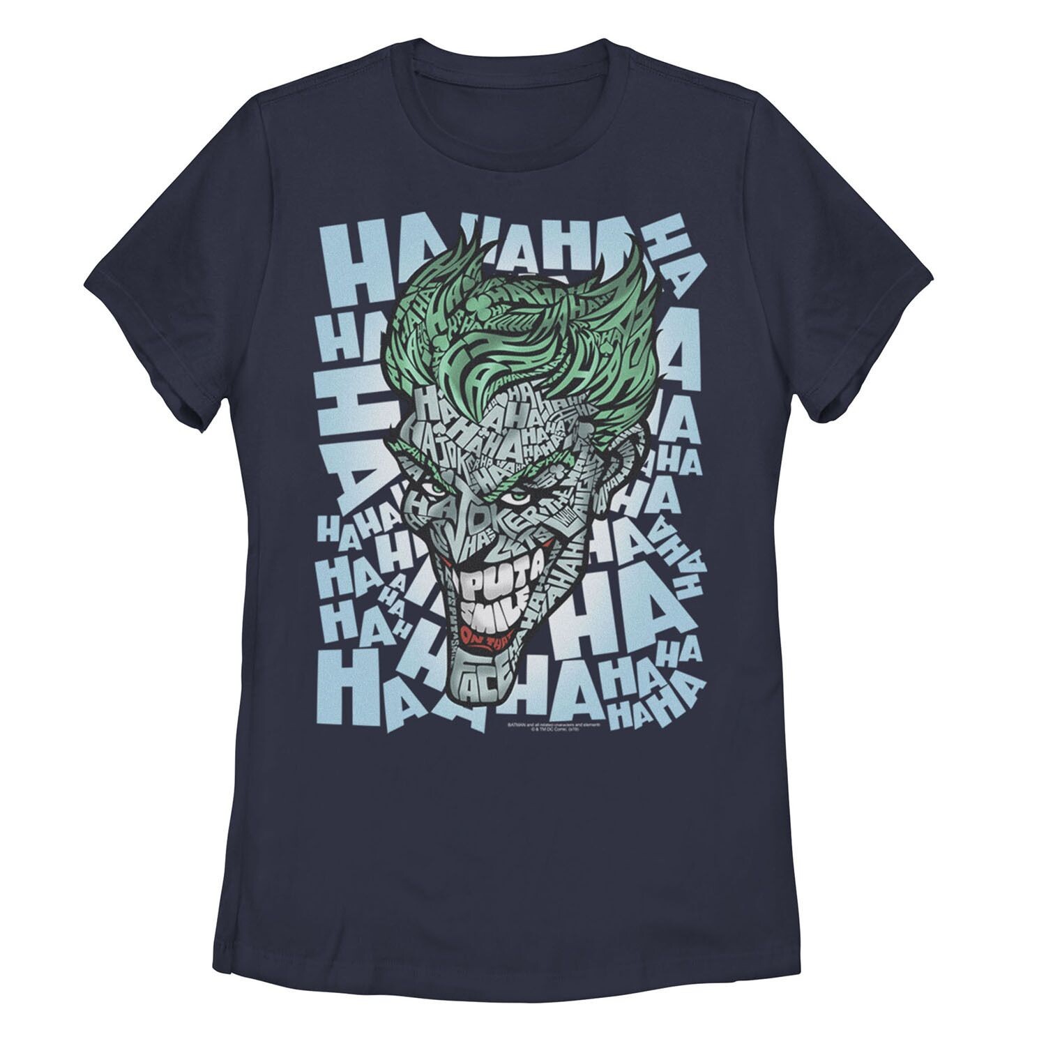 

Футболка с надписью DC Comics для юниоров «Бэтмен и Джокер» Licensed Character