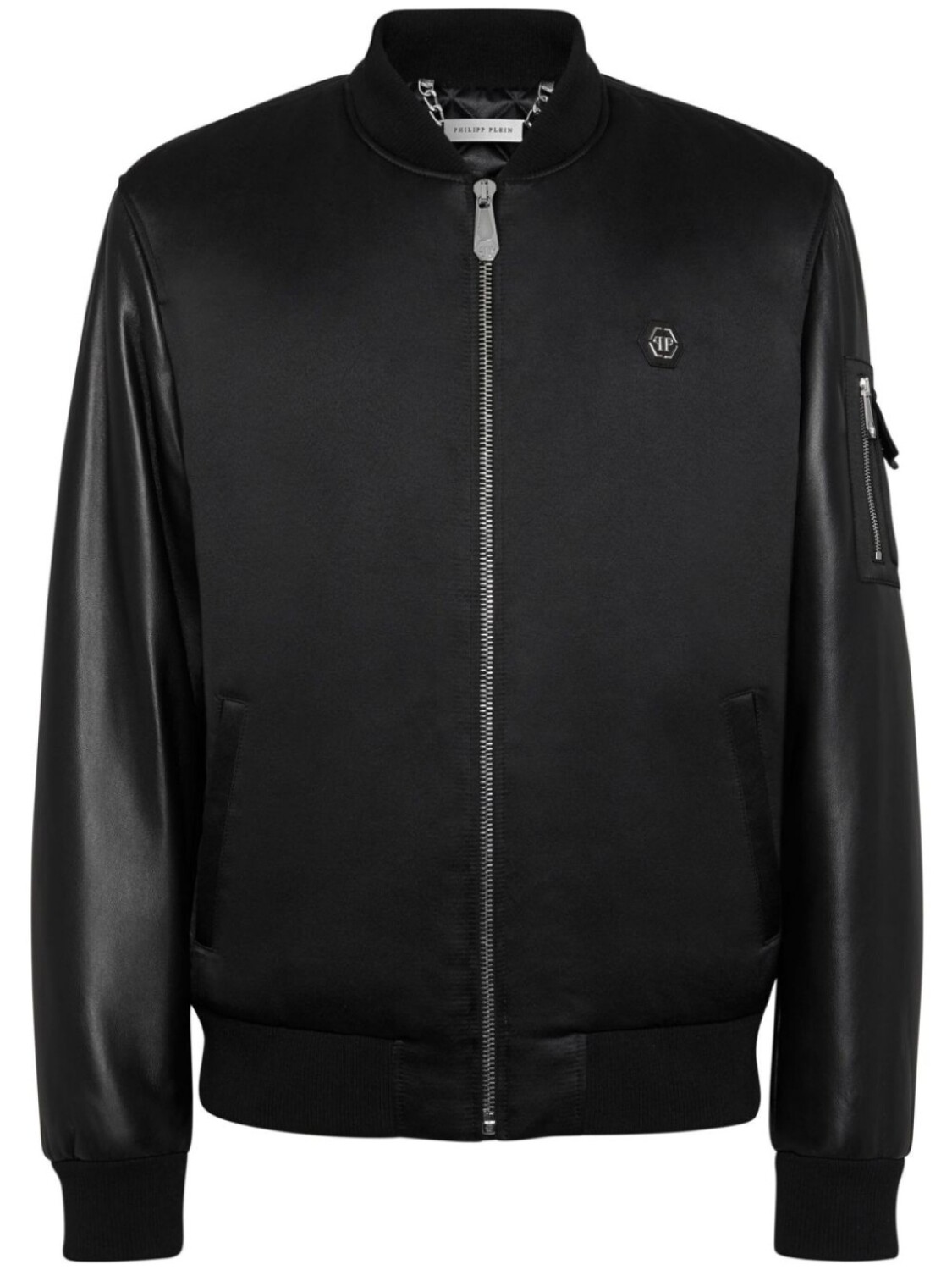 

Philipp Plein бомбер с декором Skull, черный