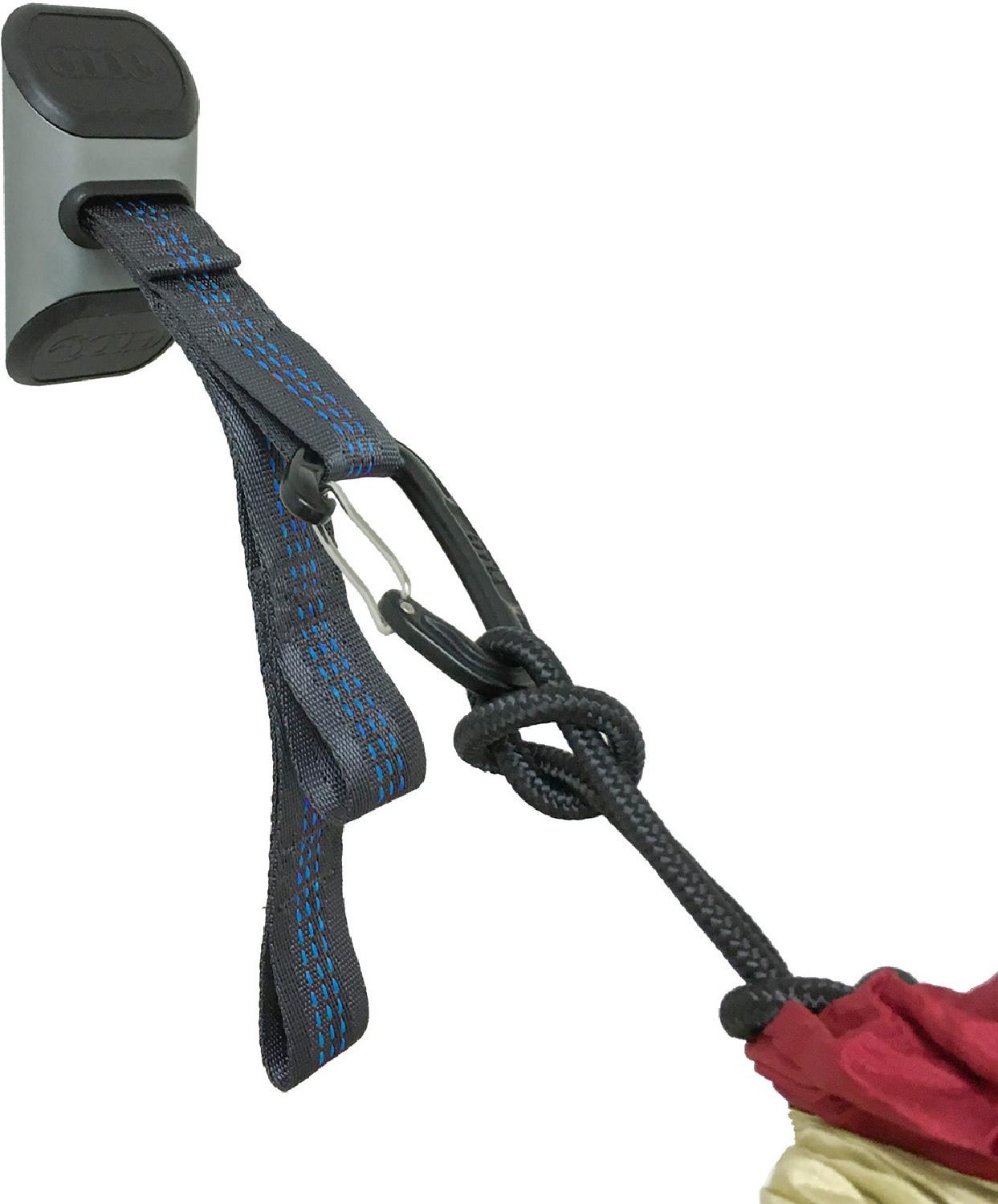 Комплект для подвешивания гамака Deluxe ENO, серый комплект для подвешивания гамака сверхмощные металлические крючки для помещений и улицы подвесное дерево или настенное крепление работа