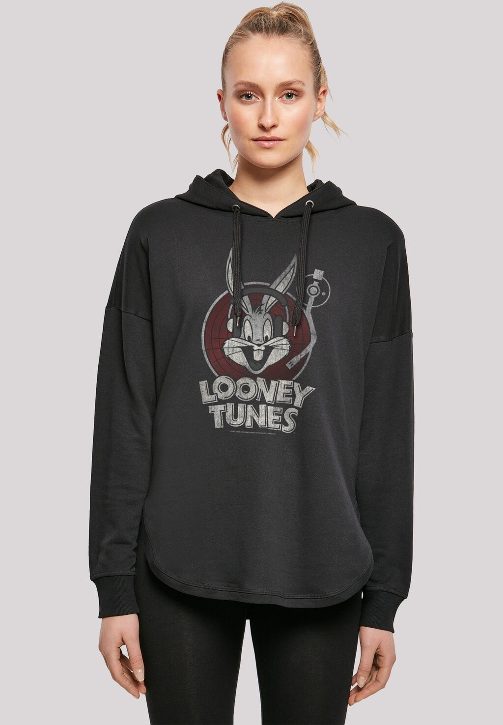

Толстовка с капюшоном LOONEY TUNES BUGS BUNNY F4NT4STIC, черный