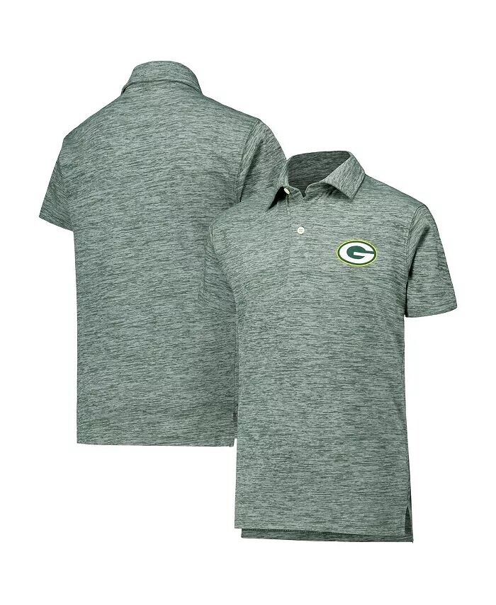 

Серая рубашка-поло Green Bay Packers для мальчиков и девочек Cloudy Yarn Wes & Willy, серый