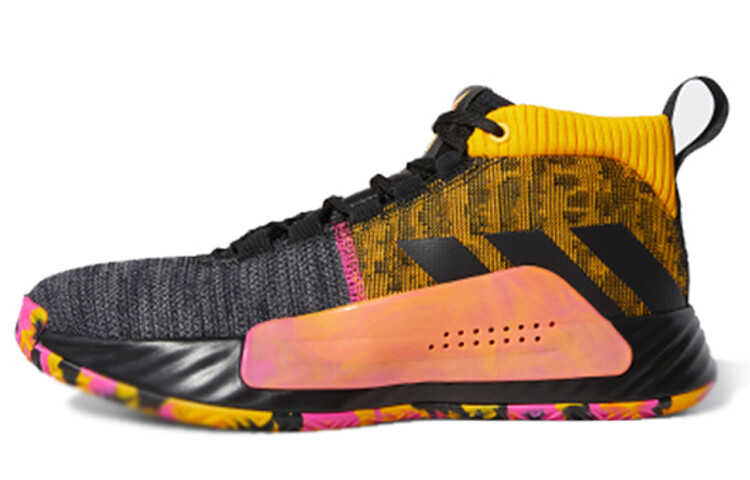 

Мужские баскетбольные кроссовки Adidas D Lillard 5 черный/желтый