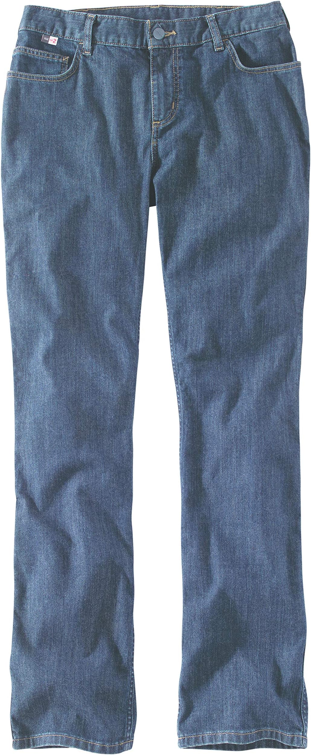 Джинсы Flame-Resistant Rugged Flex Jeans Original Fit Carhartt, цвет Premium Dark
