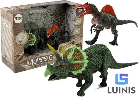 

Lean Toys, набор фигурок динозавров, спинозавров, трицератопсов