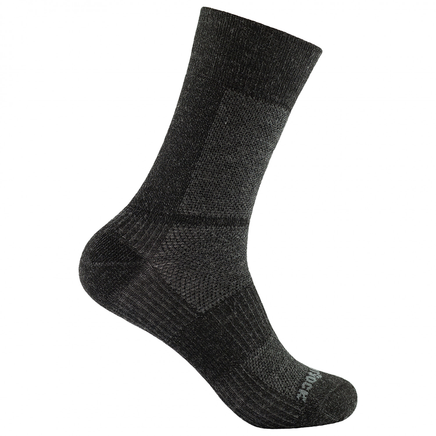 цена Походные носки Wrightsock Coolmesh II Merino Crew, цвет Grey/Black
