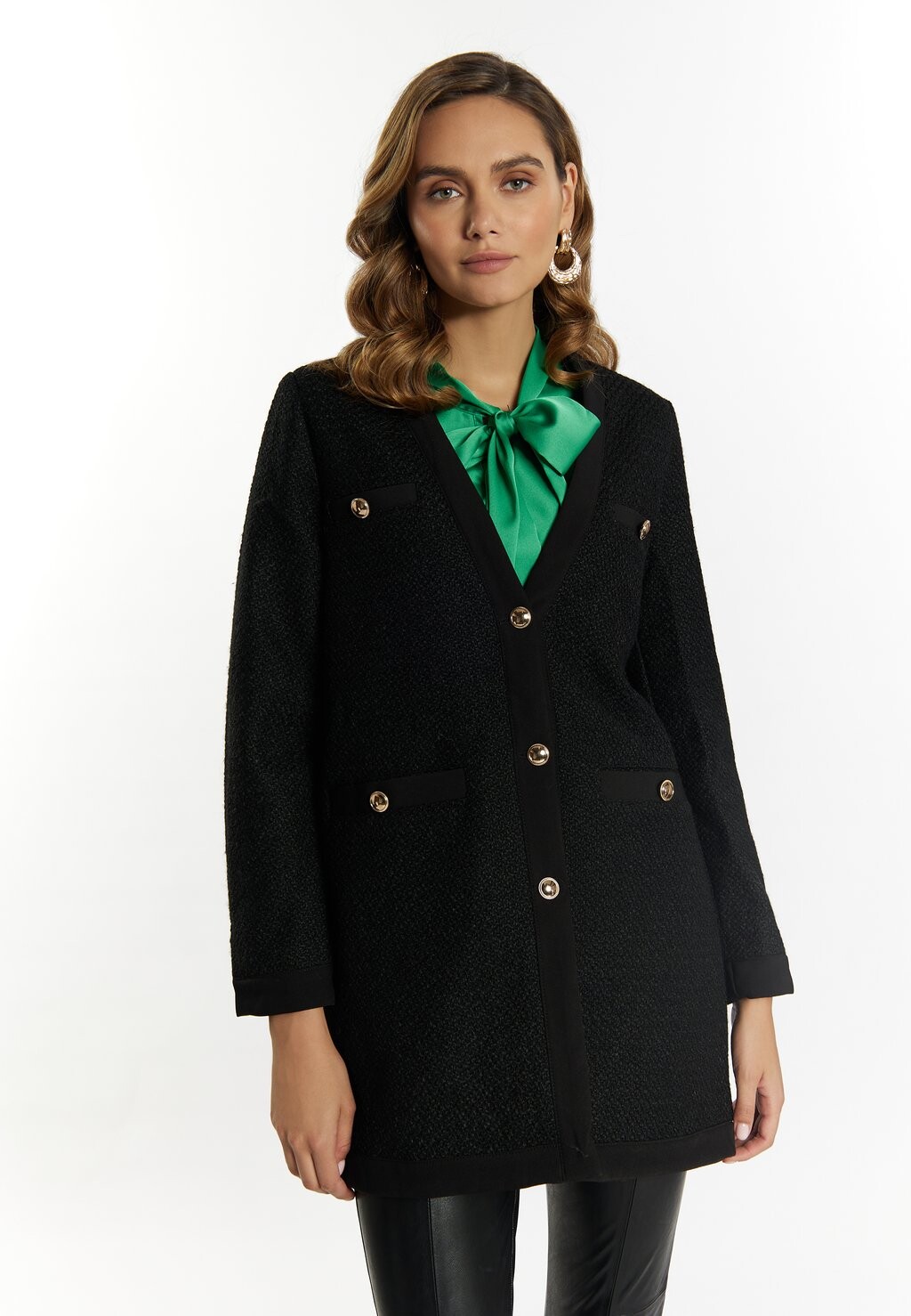 

Короткое пальто Bouclé Nally faina, цвет schwarz