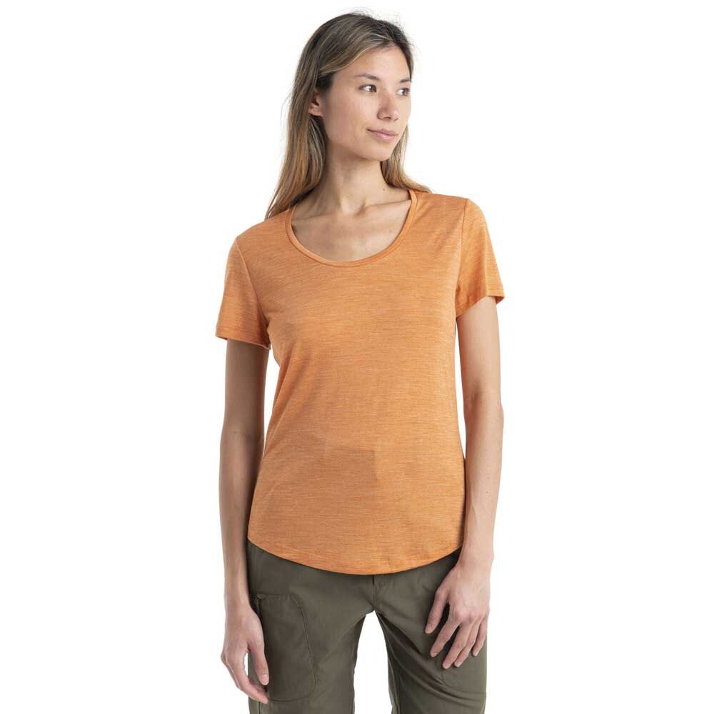 

Футболка с коротким рукавом Icebreaker Sphere II Scoop Merino, оранжевый