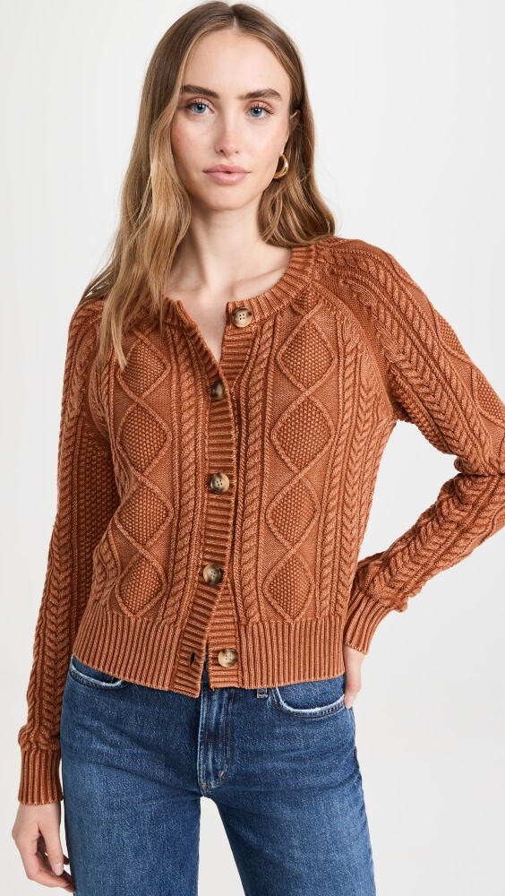 

Кардиган Faherty Sunwashed Cable