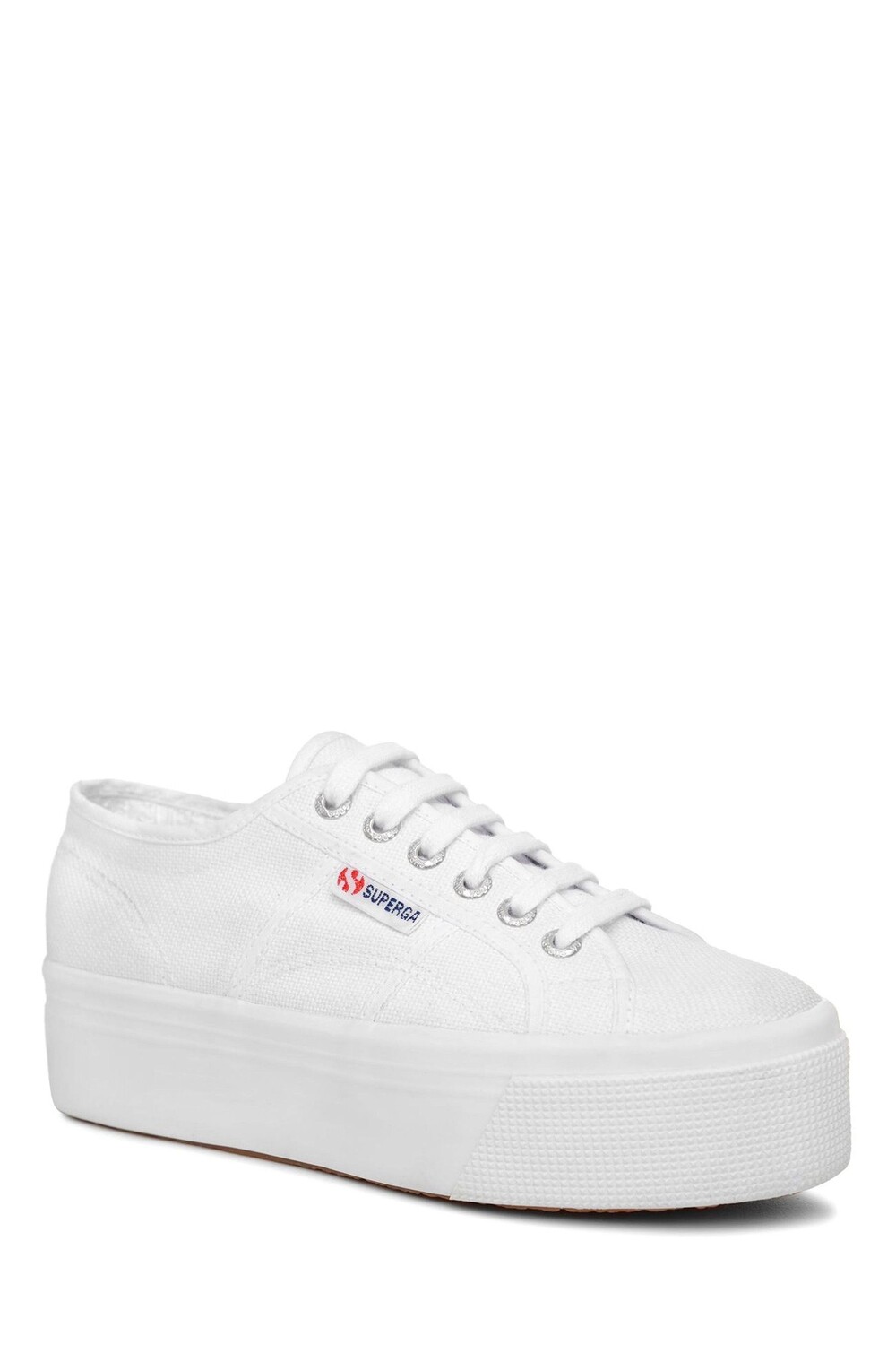 

Черные кроссовки на платформе 2790 из канваса Superga, черный