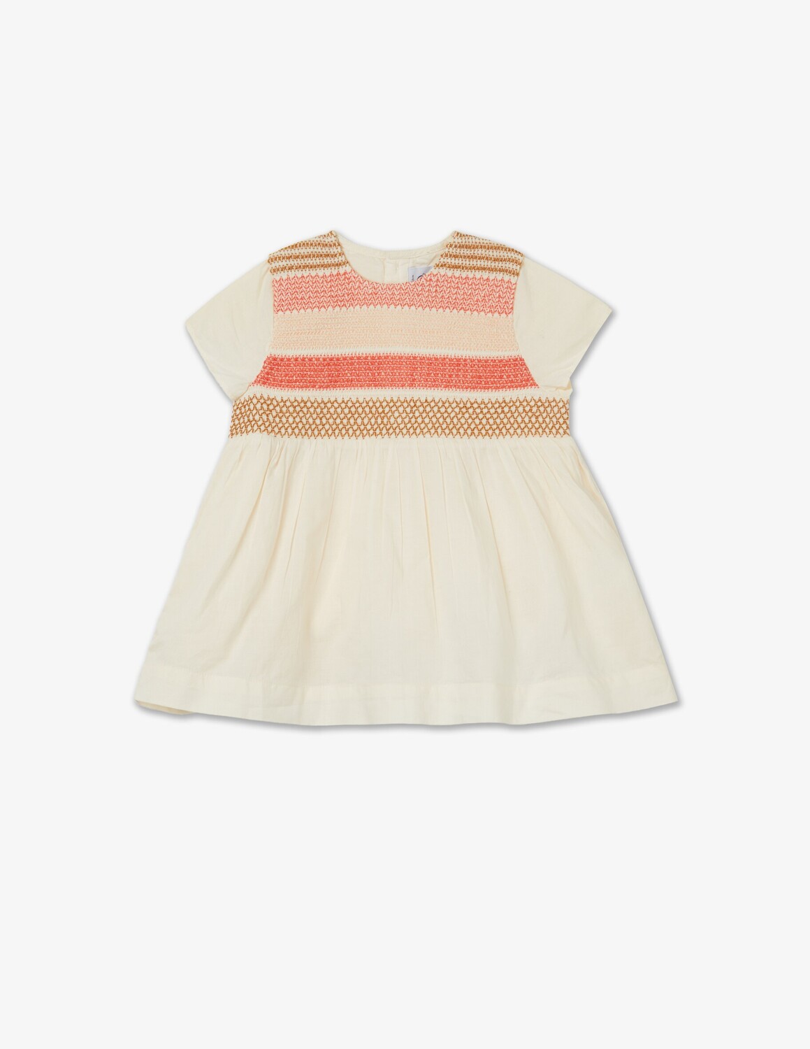 

Хлопковое платье Petit Bateau, бежевый