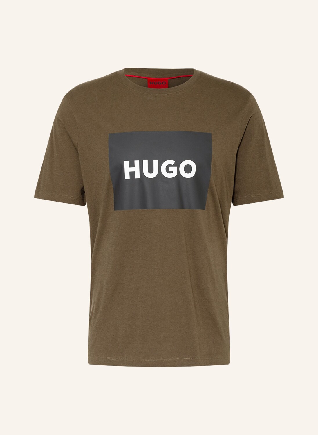 

Футболка HUGO DULIVE, хаки