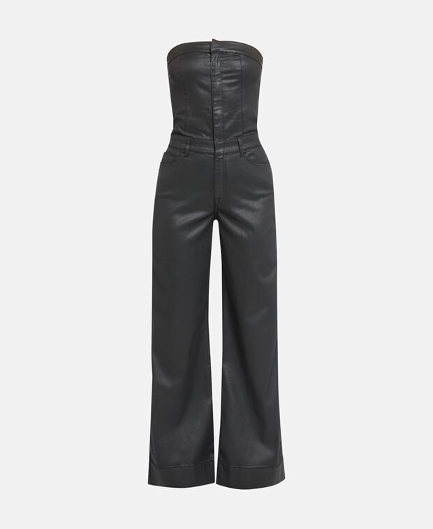 

Джинсовый комбинезон 7 for all Mankind, черный
