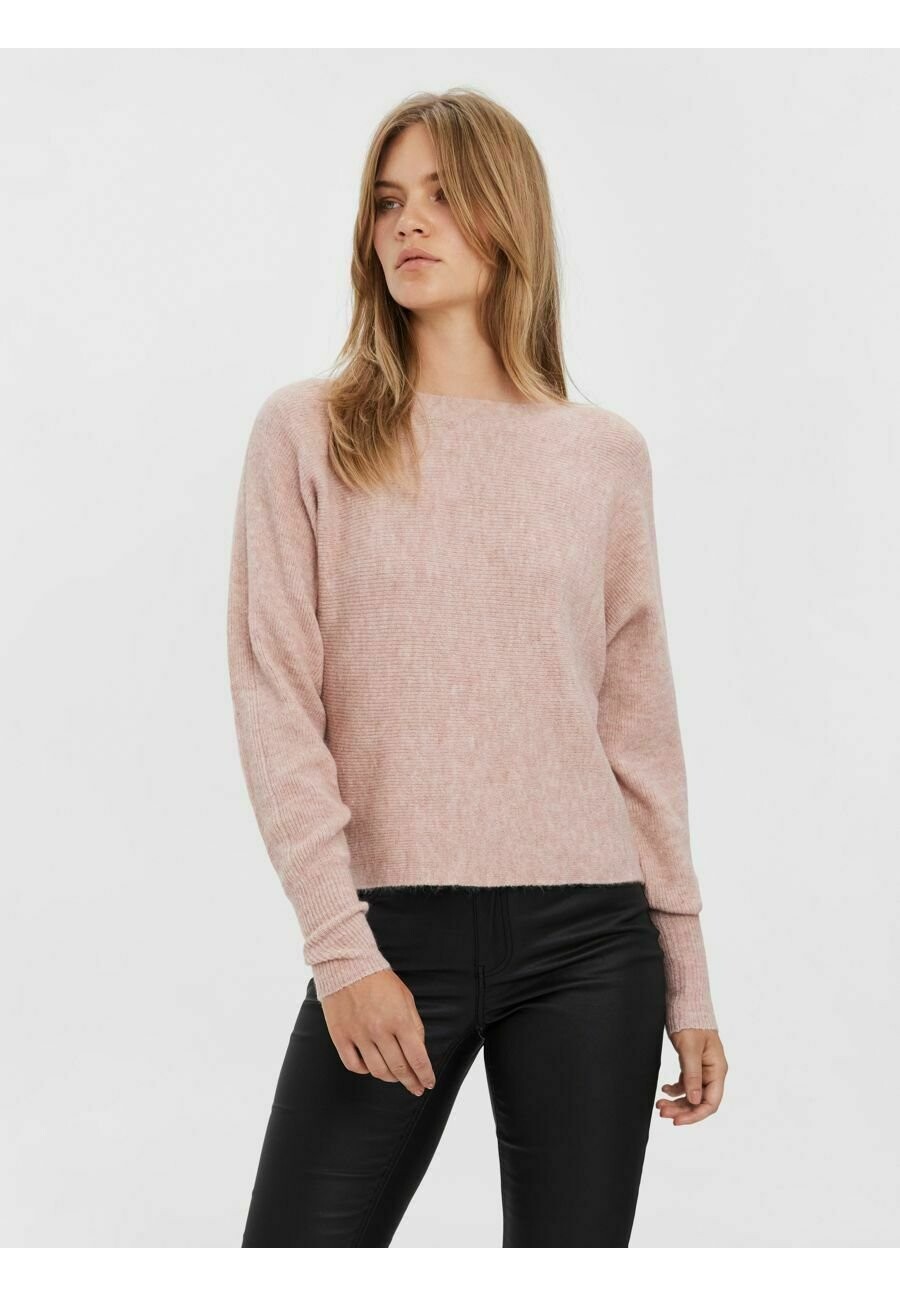 

Свитшот Vero Moda VMRUBELLEFILE BOATNECK, цвет misty rose