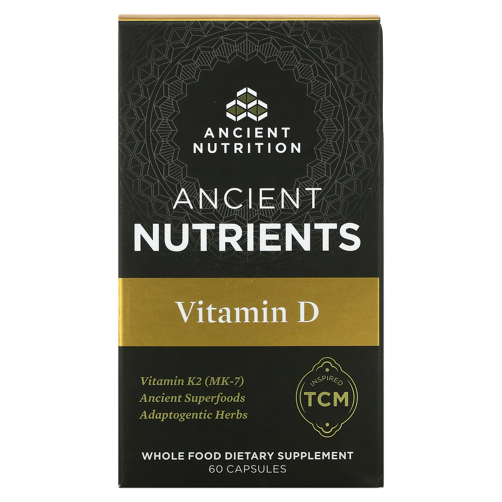 

Ancient Nutrients, витамин D, 60 капсул, Dr. Axe / Ancient Nutrition