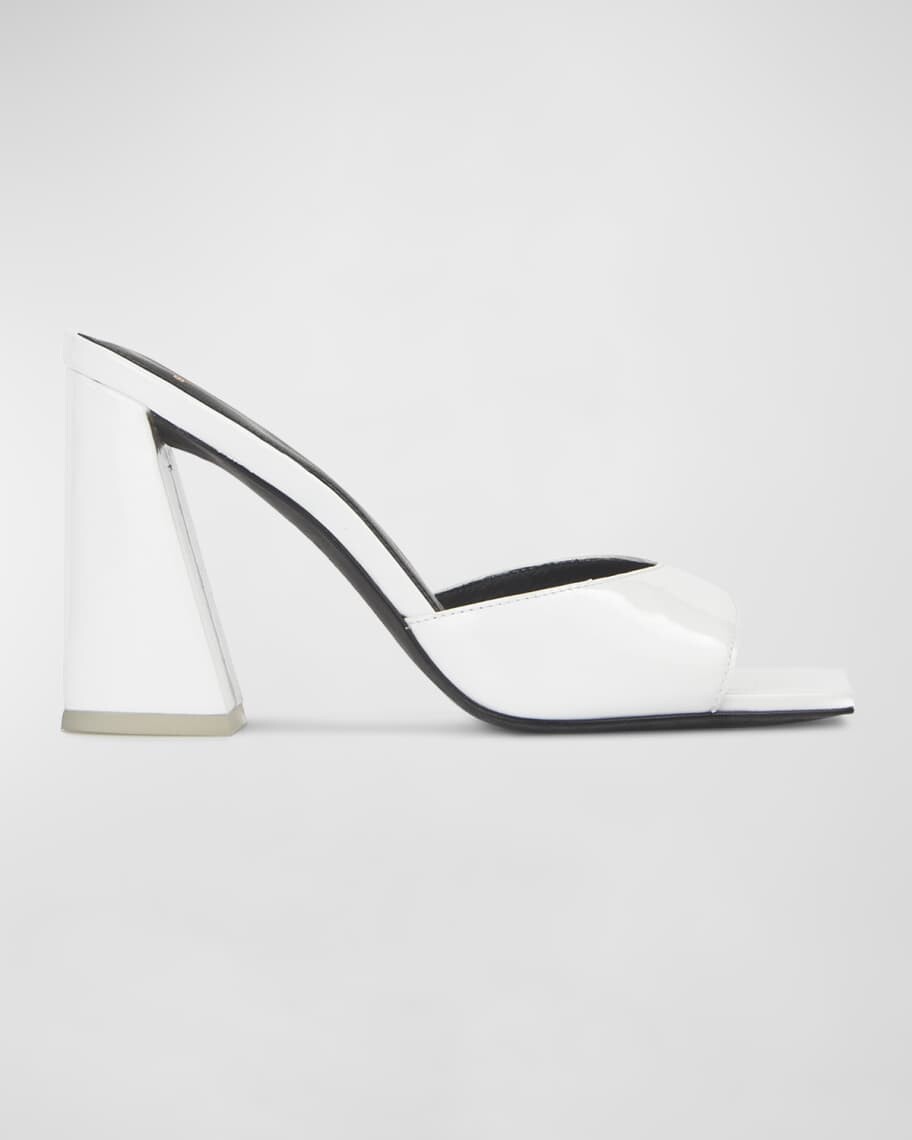 

Лакированные сандалии без задника Daisy Black Suede Studio