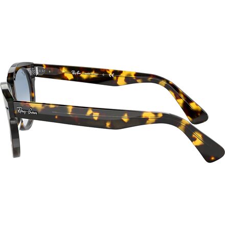 солнцезащитные очки ray ban квадратные оправа пластик поляризационные черный Солнцезащитные очки Орион Ray-Ban, цвет Yellow Havana/Clear Gradient Blue