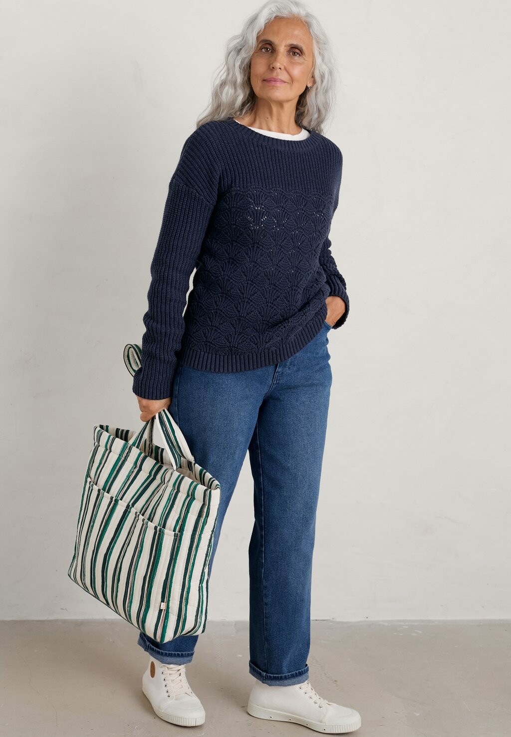 

Свитер Bird Long Sleeve Seasalt Cornwall, цвет maritime