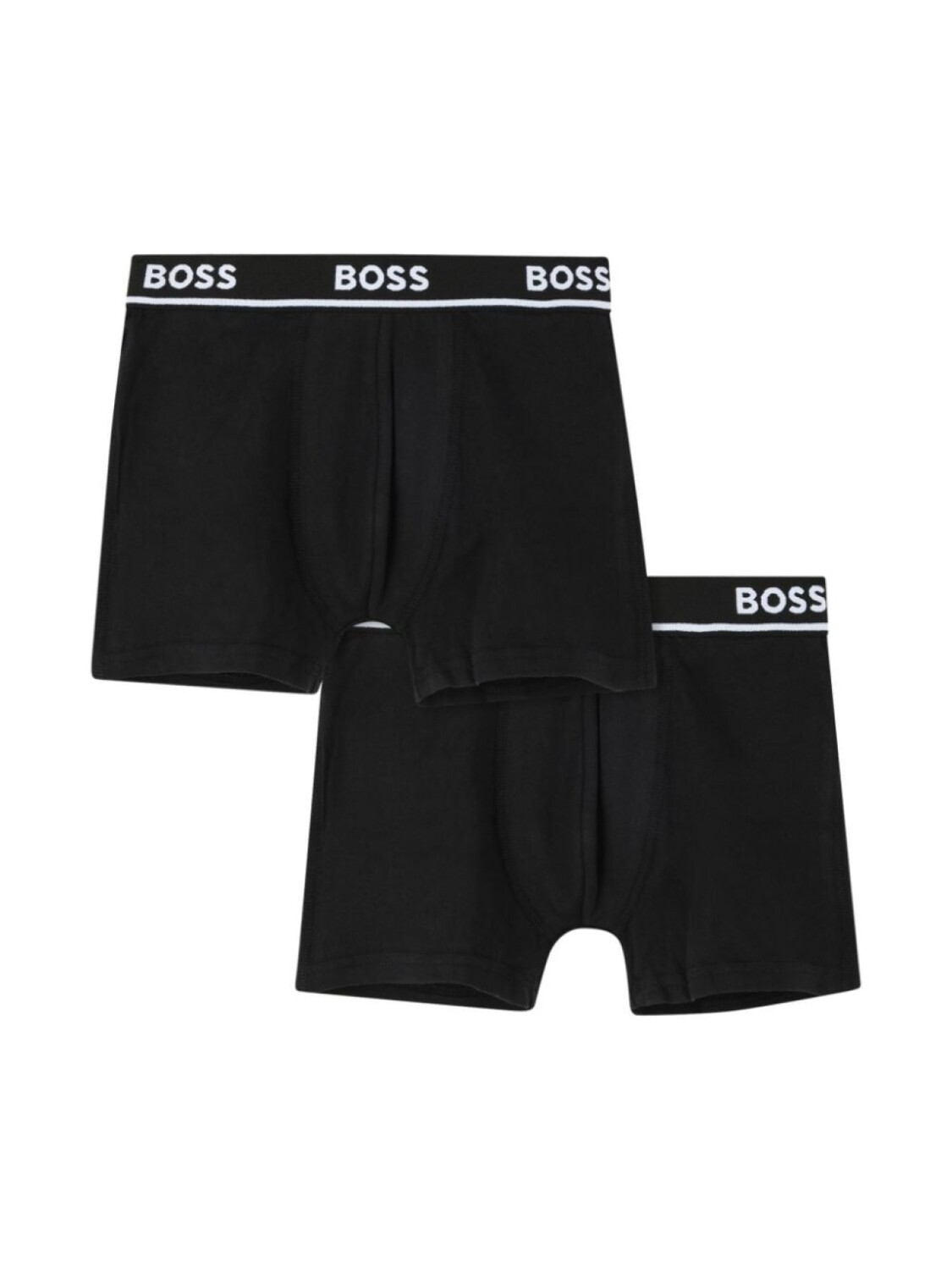 

BOSS Kidswear трусы-боксеры с логотипом на поясе (упаковка из двух шт.), черный