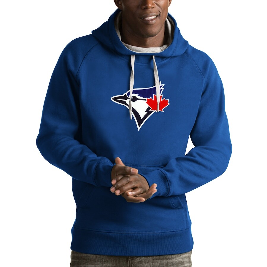 

Пуловер с капюшоном Antigua Toronto Blue Jays, роял