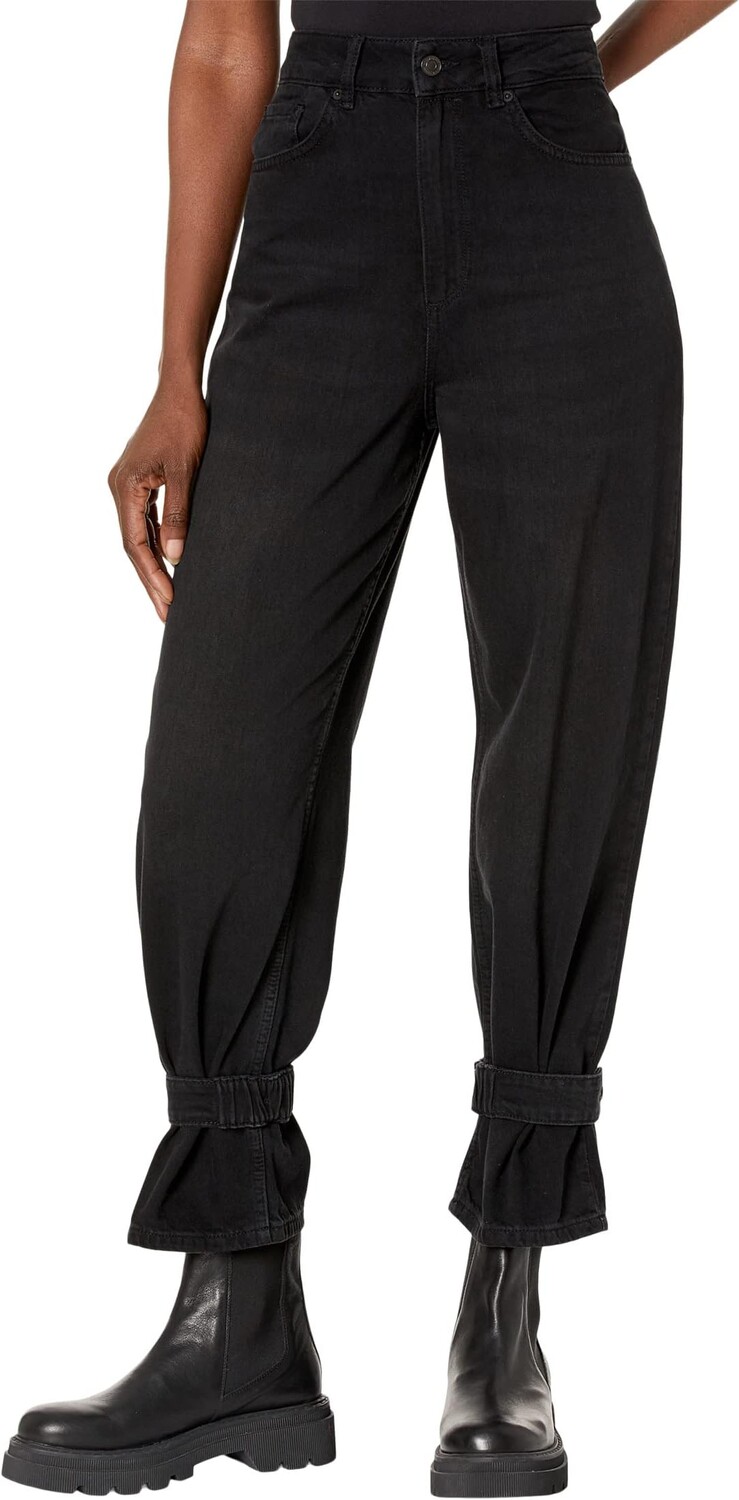 

Джинсы Tara Ankle Tie Jeans AllSaints, цвет Washed Black