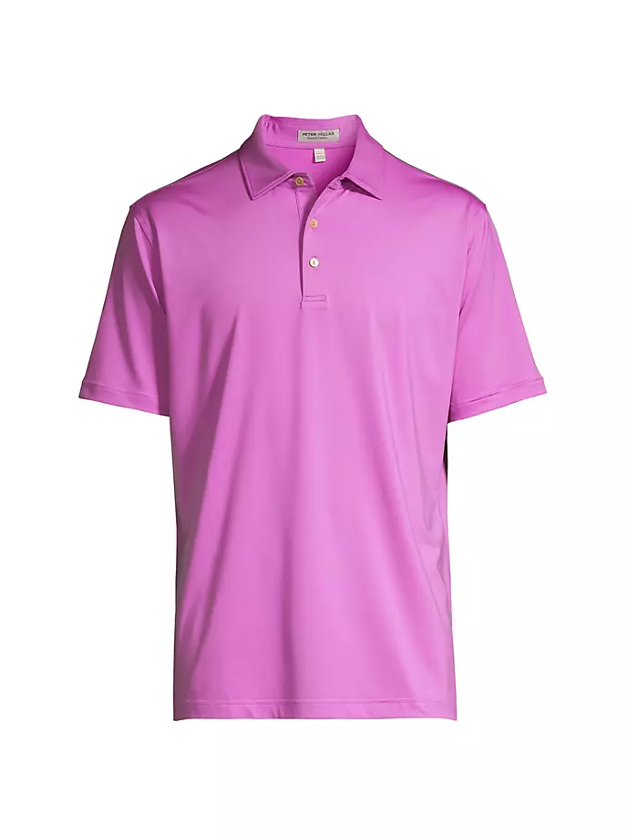 

Рубашка поло из джерси Crown Sport Solid Performance Peter Millar, цвет oleander