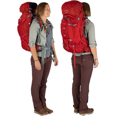 Рюкзак Ariel Plus 70 л — женский Osprey Packs, цвет Carnelian Red чехол mypads сердце абстракция для honor 70 pro 70 pro plus задняя панель накладка бампер