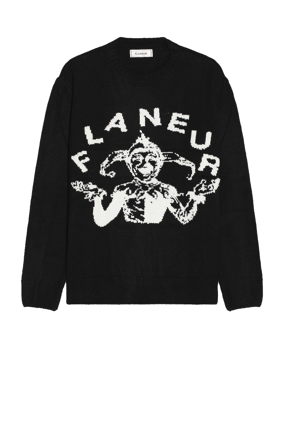 

Свитер FLANEUR Arlequin Knit, черный