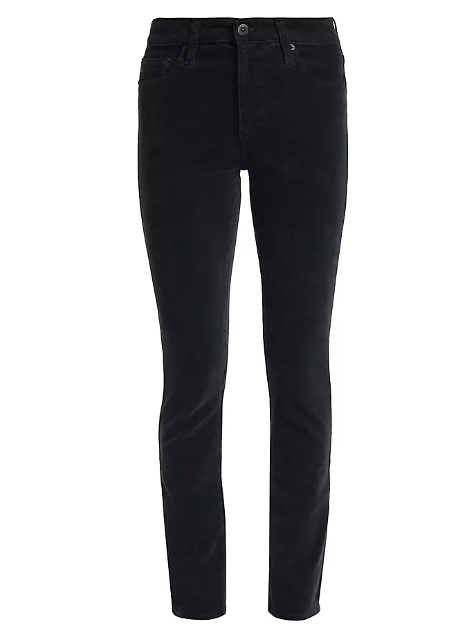

Вельветовые джинсы Mari из хлопковой смеси Ag Jeans, черный