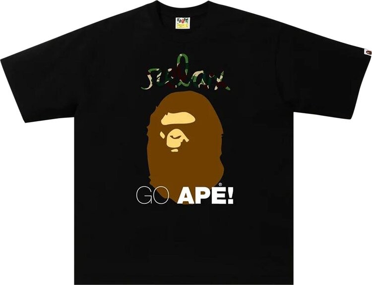 

Футболка BAPE x Relax & Document Folder 'Black', черный