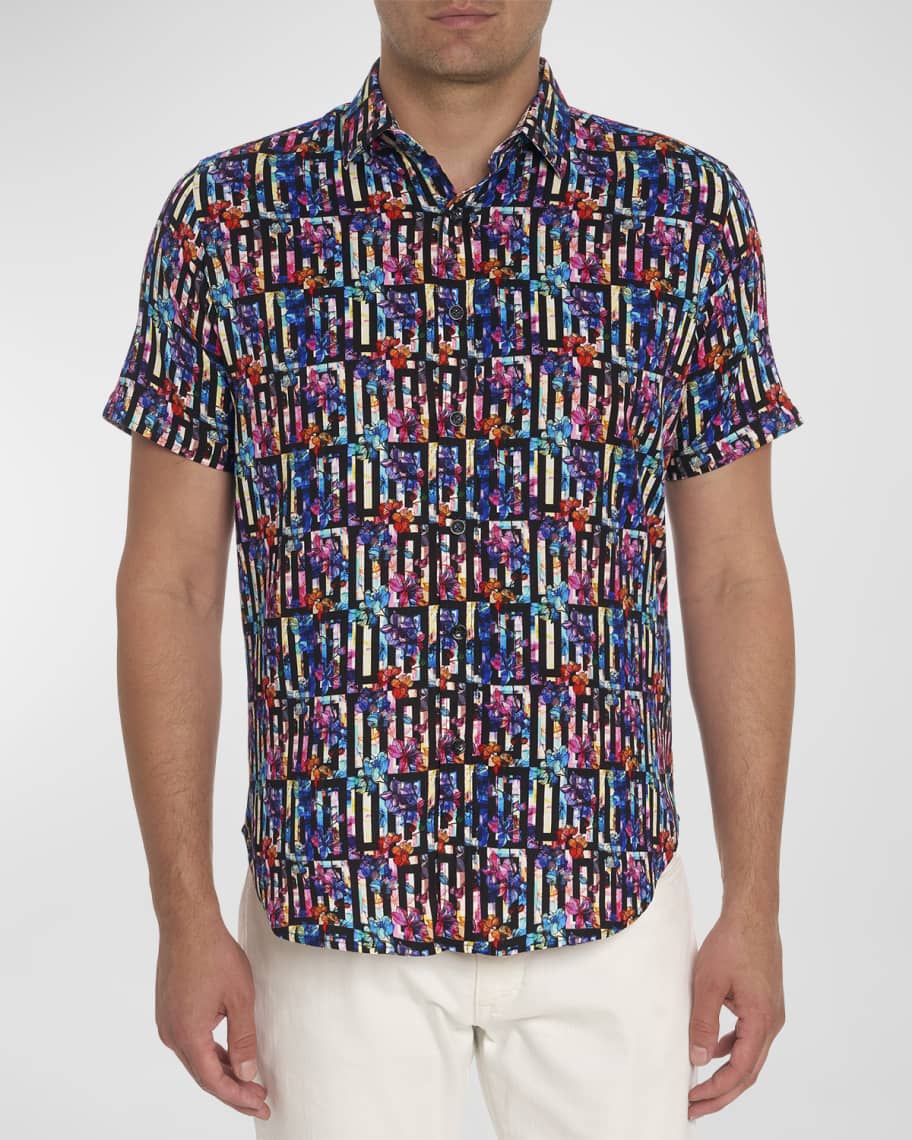 

Мужская спортивная рубашка Jump Start с коротким рукавом Robert Graham