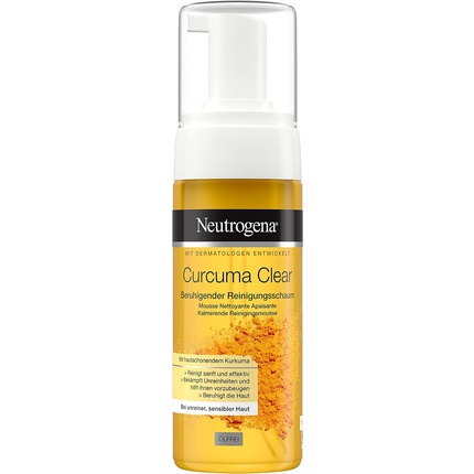 Curcuma Clear очищающее средство для лица, успокаивающая очищающая пенка для снятия макияжа, 150 мл, Neutrogena