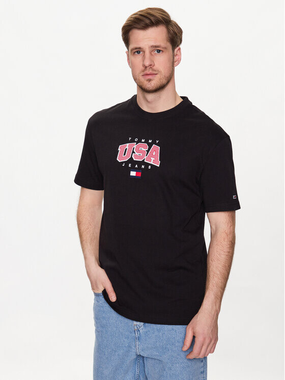 

Футболка стандартного кроя Tommy Jeans, черный