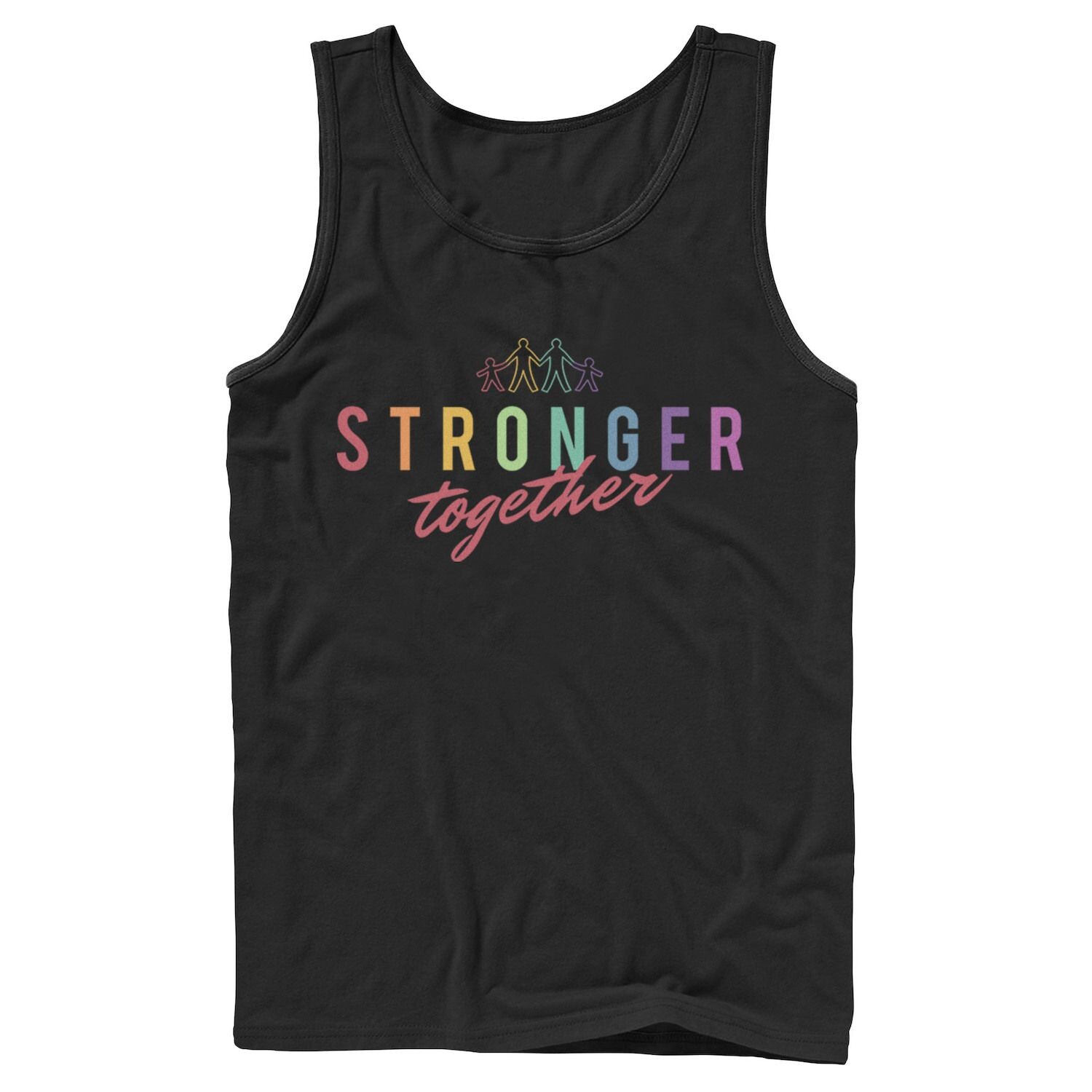 

Мужская типографская майка Family Stronger Together Licensed Character