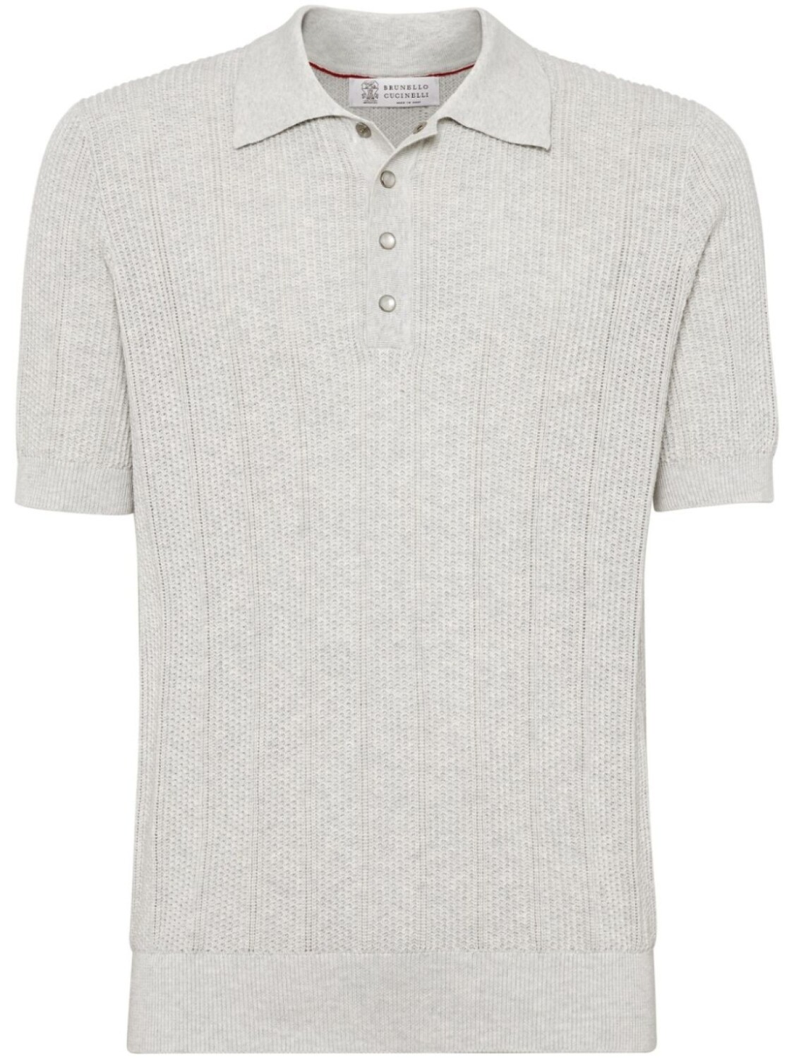 

Brunello Cucinelli трикотажная рубашка поло, серый