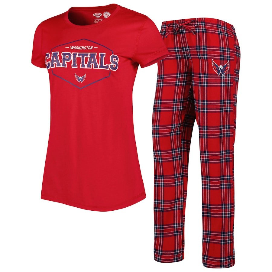 

Пижамный комплект Concepts Sport Washington Capitals, красный