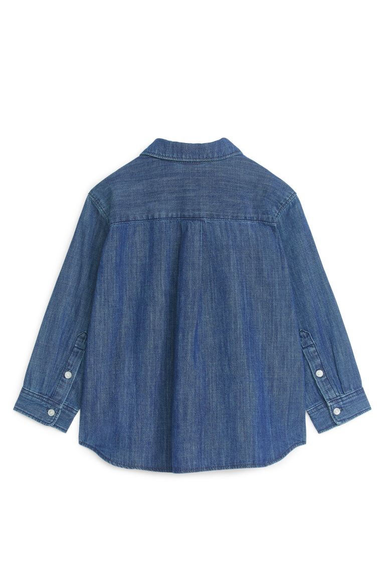 

Джинсовая блузка H&M, синий