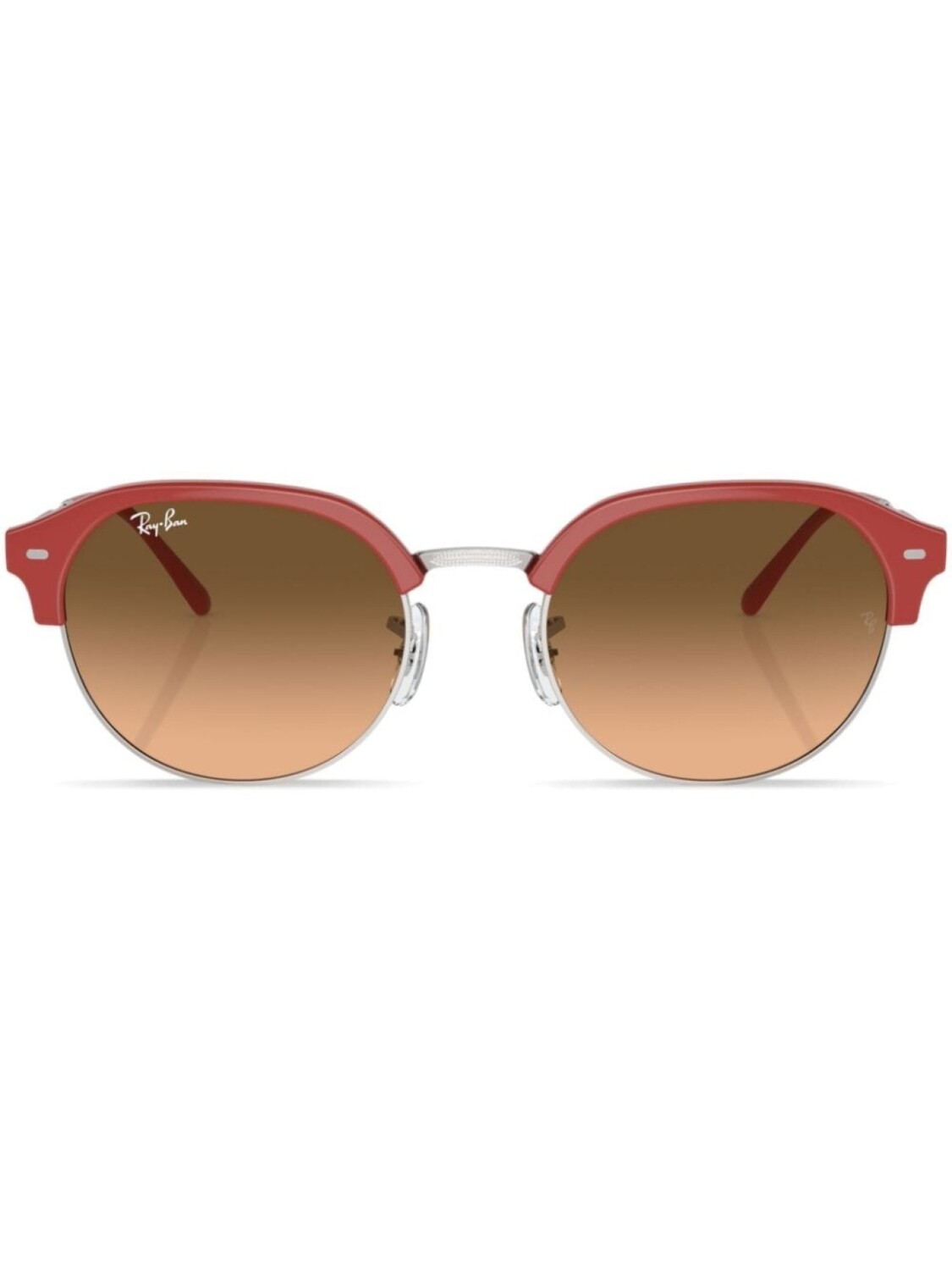 

Градиентные линзы в круглой оправе Солнцезащитные очки Ray-Ban, красные