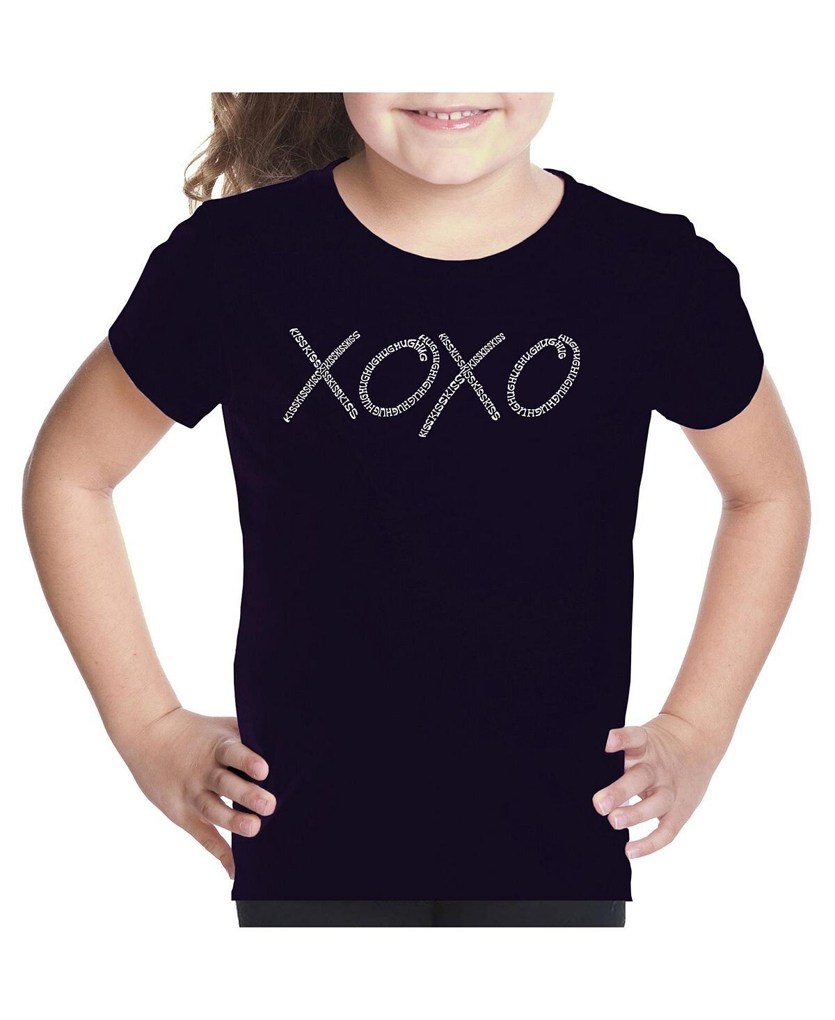 

Футболка с надписью «Big Girl's Word Art» — XOXO LA Pop Art